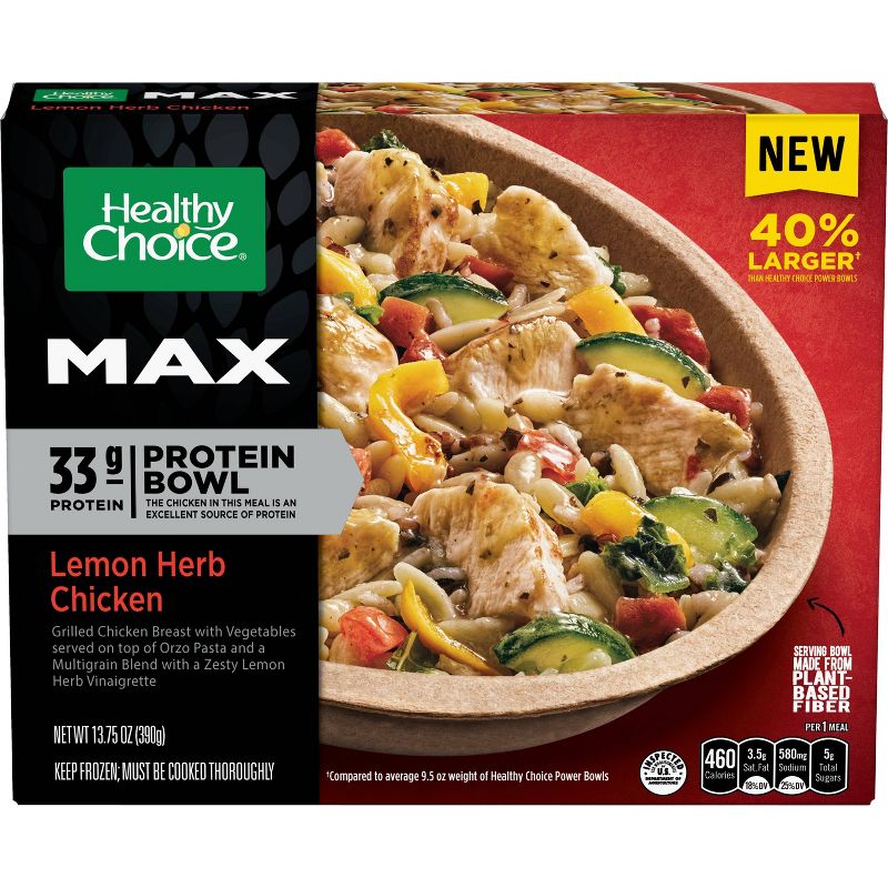 Healthy Choice Frozen Protein Bowl Lemon Herb Chicken - 13.75oz