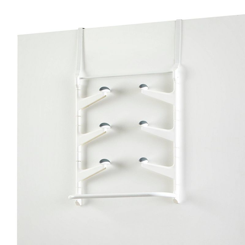 Neatfreak Over The Door 6 Peg Swivel White