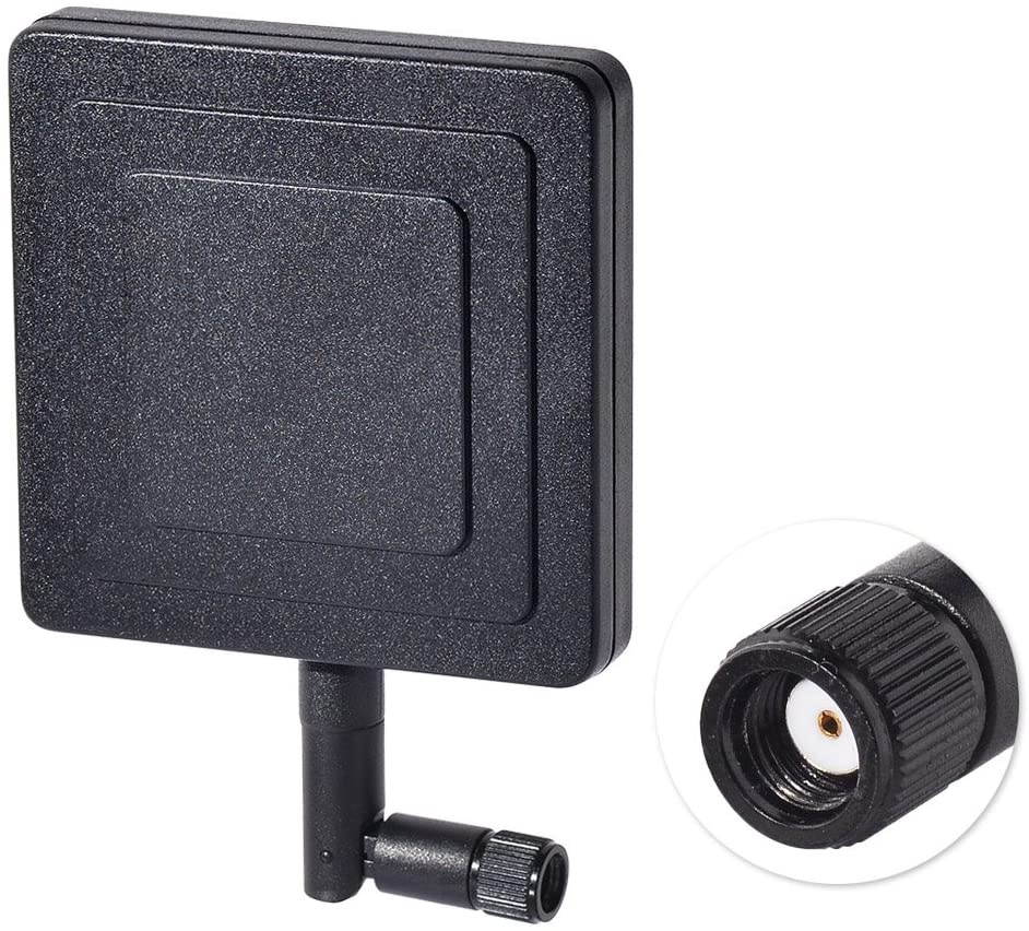 Superbat 2.4ghz Wi-Fi Panel Antenna 8dBi Directional RP-SMA Connector Wireless Antenna Screw-On Swivel Antenna for Netwrok FPV 802.11n/b/g Wireless IP Camera and Router
