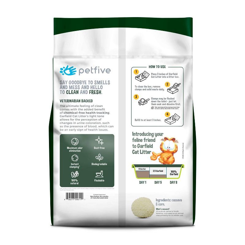 Petfive Brands Garfield Ultimate Clump Multi-Cat Litter - 10lb