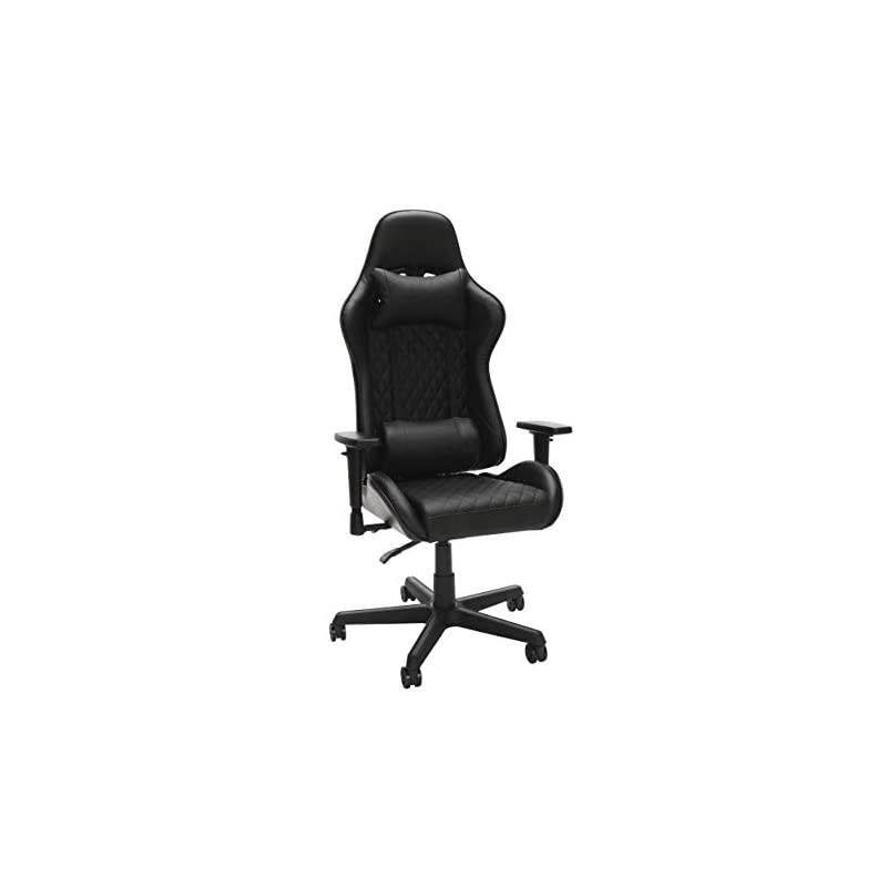 100 Racing Style Gaming Chair, in Black (RSP-100-BLK)