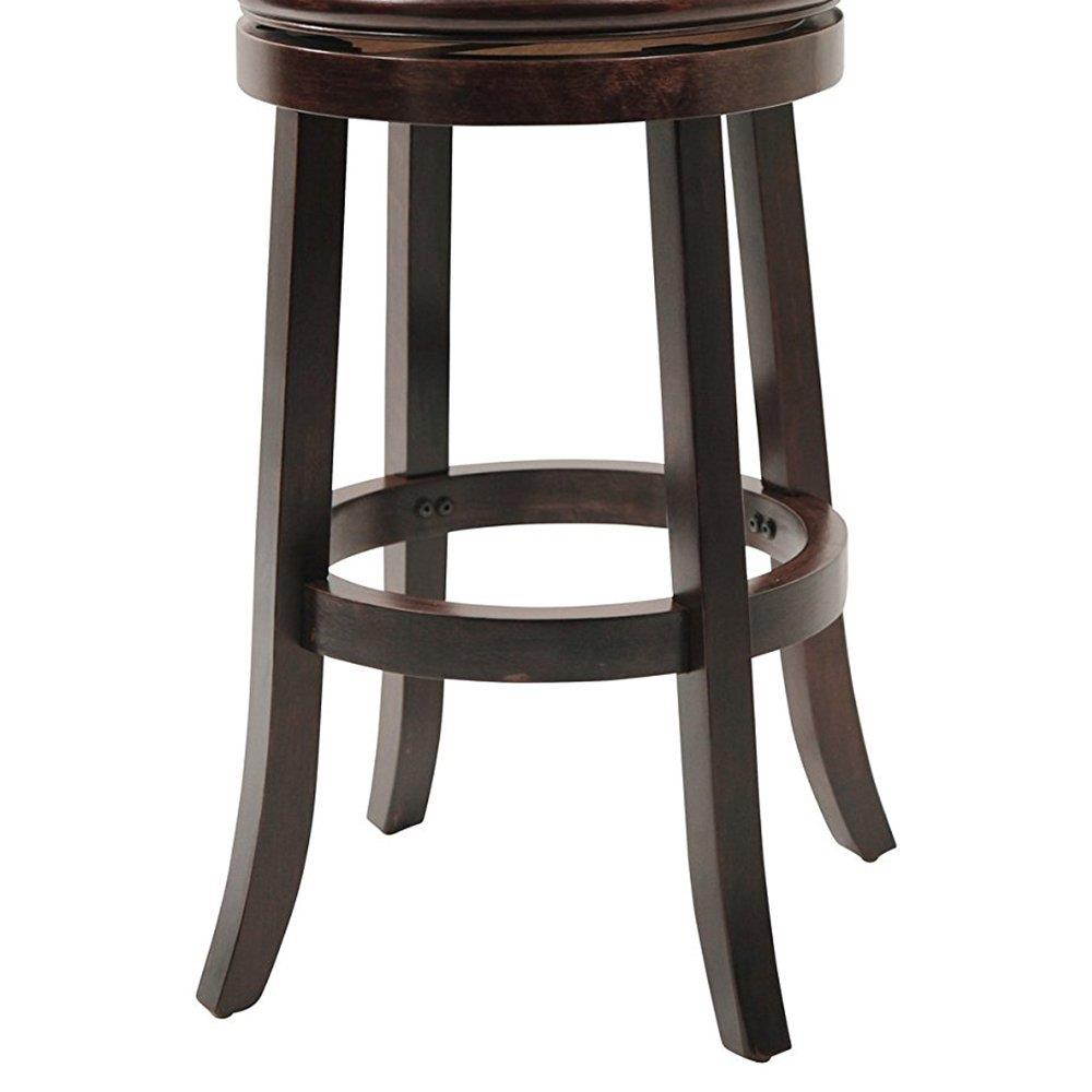 Boraam 29" Augusta Swivel Stool in Cappuccino Finish