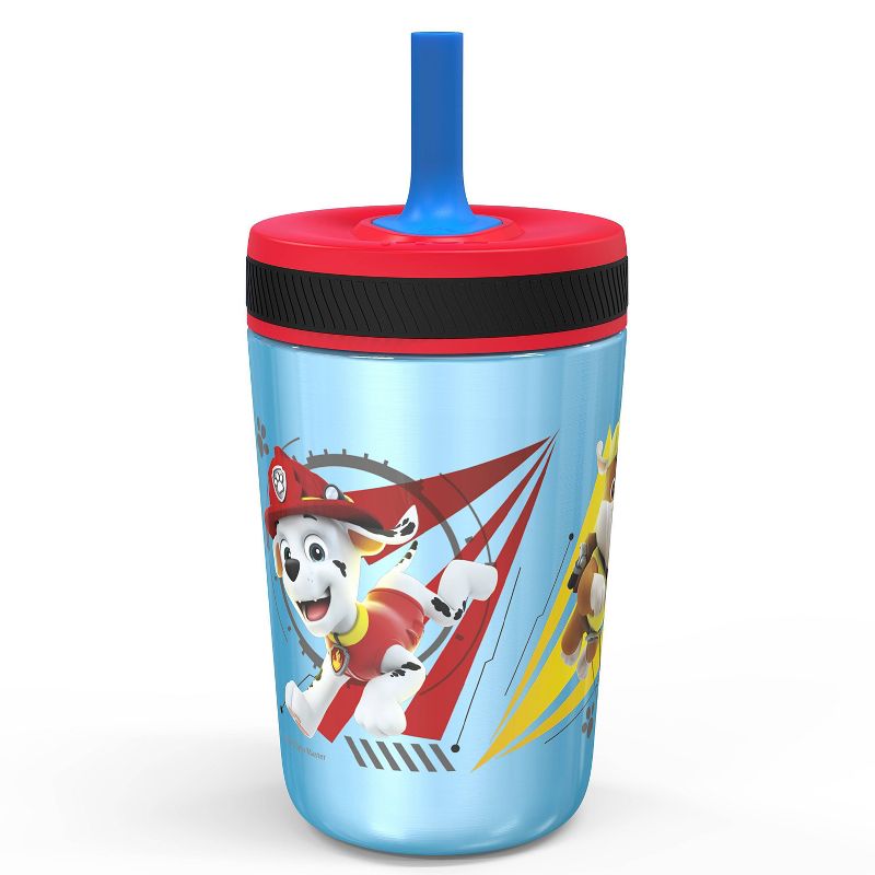 Nickelodeon PAW Patrol 12oz Stainless Steel Spill-Proof Straw Tumbler - Zak Designs
