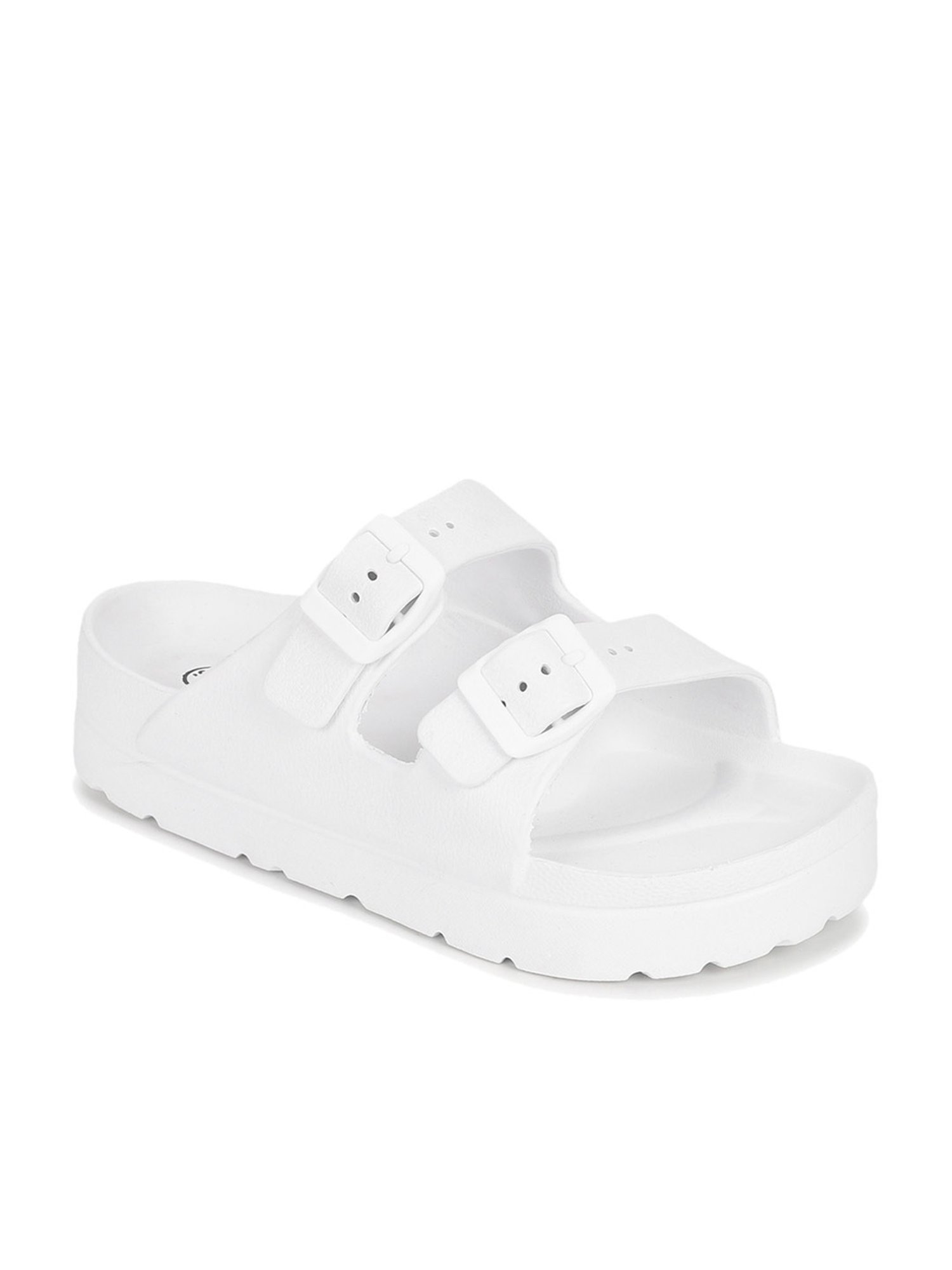 Truffle Collection Women's White Casual Sandals