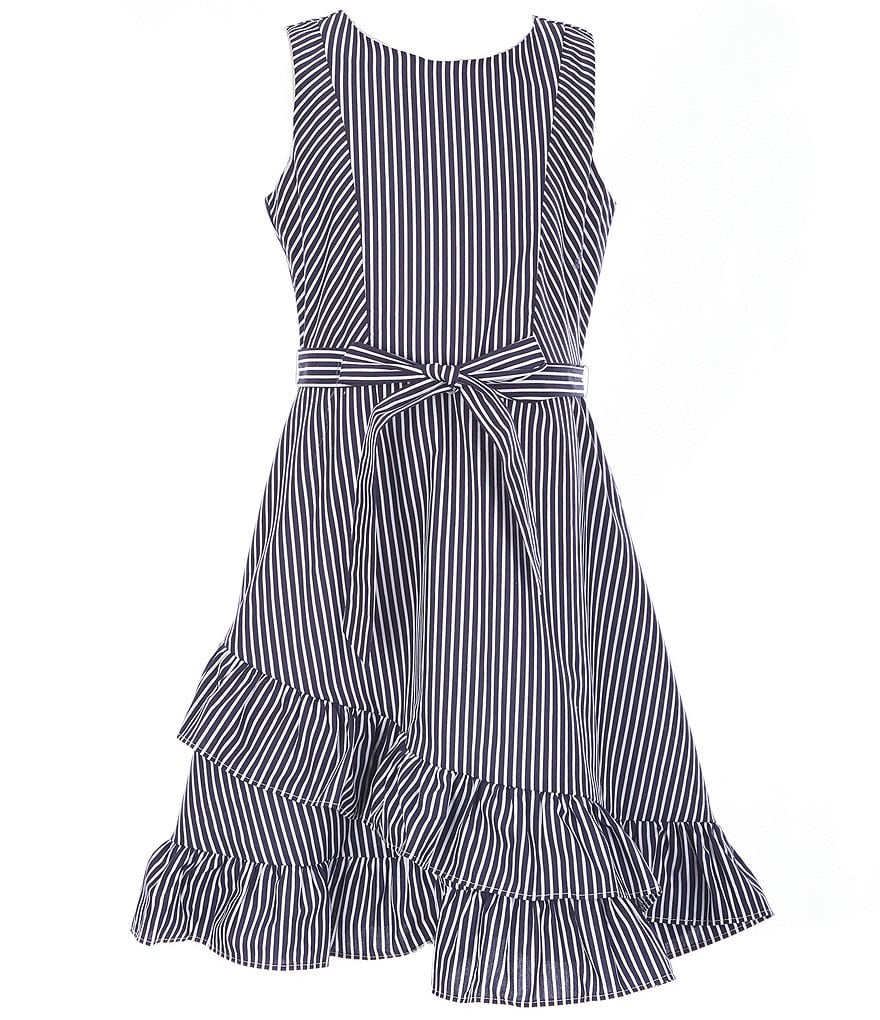 Mini Molly Big Girls 8-14 Ruffle-Sleeve Shift Dress