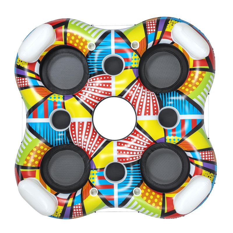 Swimline 24" Ladybug Inflatable Children's 1-Person Swimming Pool Ring Tube Pool Float - Red/Black