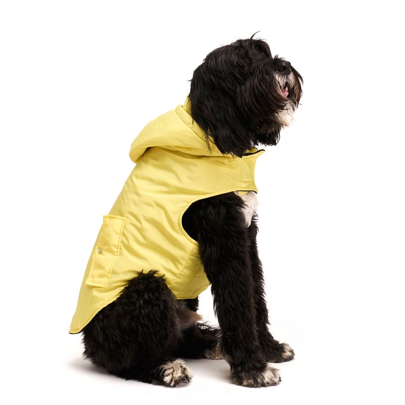 Royal Animals Dog and Cat Coat with Removable Hood - Yellow - XS