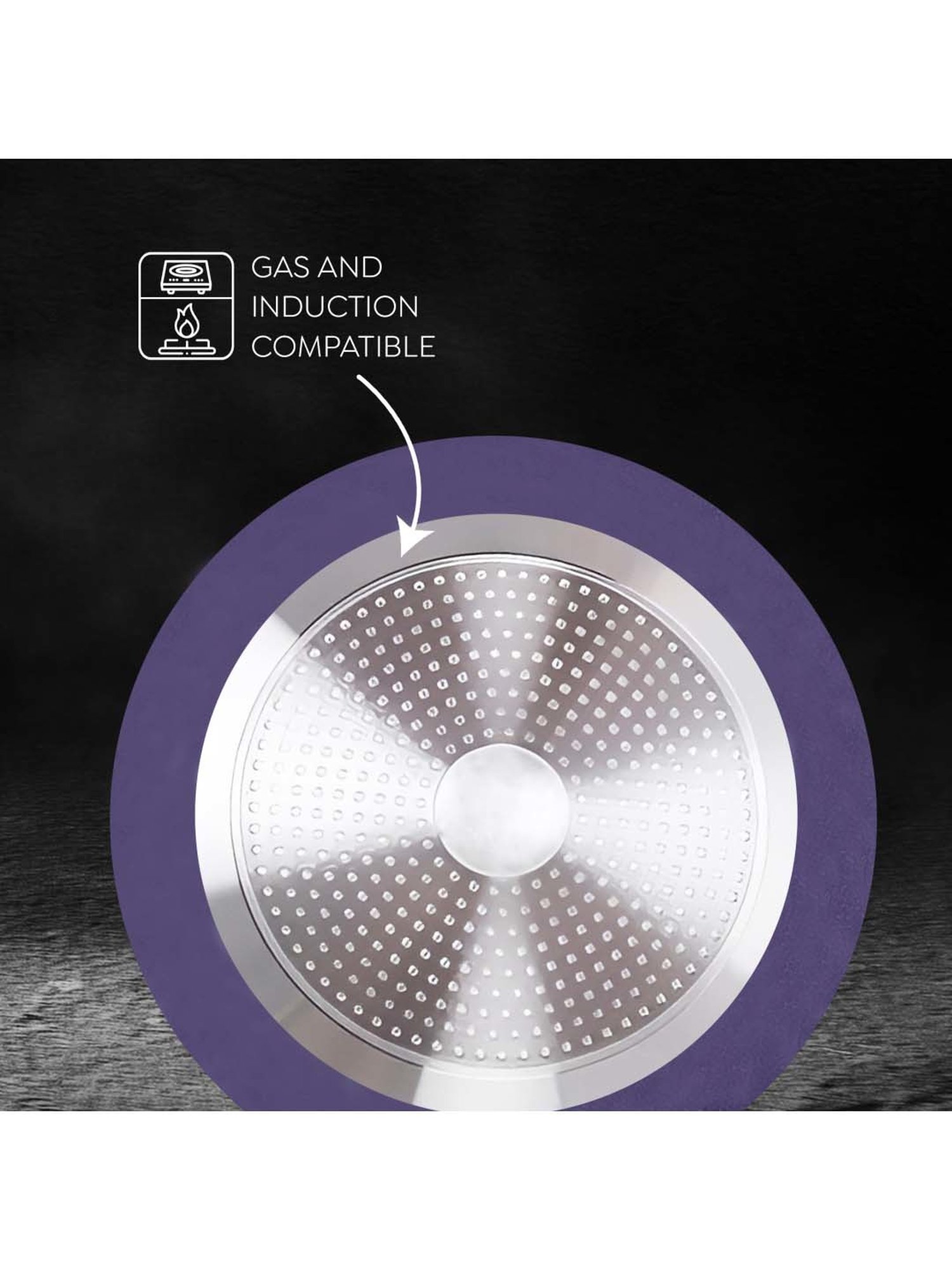 Prestige Ceraglide Ceramic Coating Blue Aluminium 28 cm Induction Non-Stick Tawa (1.1 L)