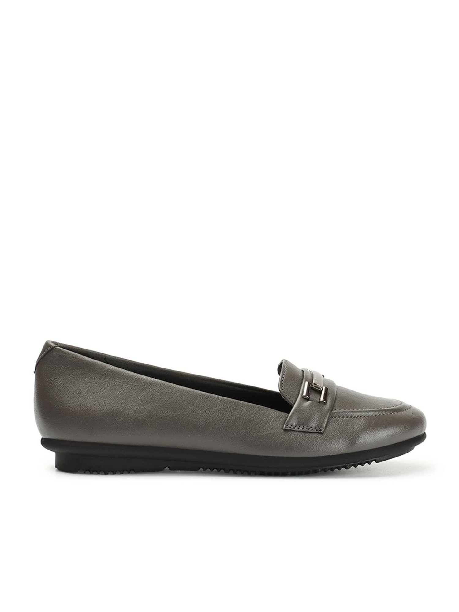 Elle Women's Grey Casual Loafers