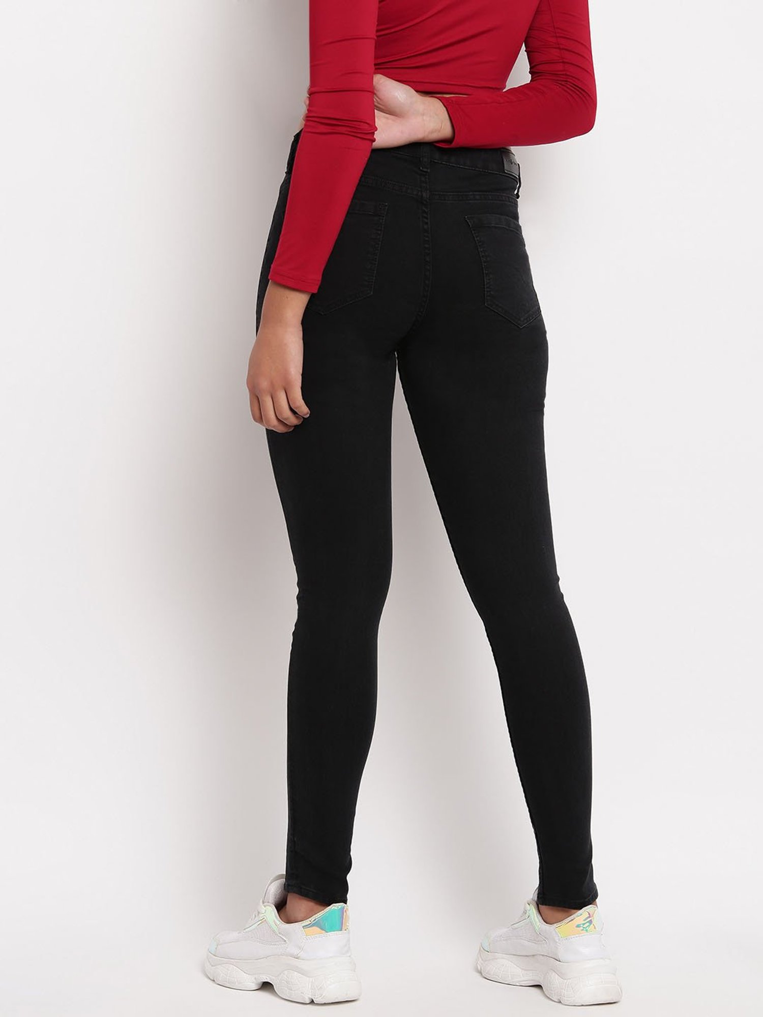 Tales & Stories Black Mid Rise Jeans