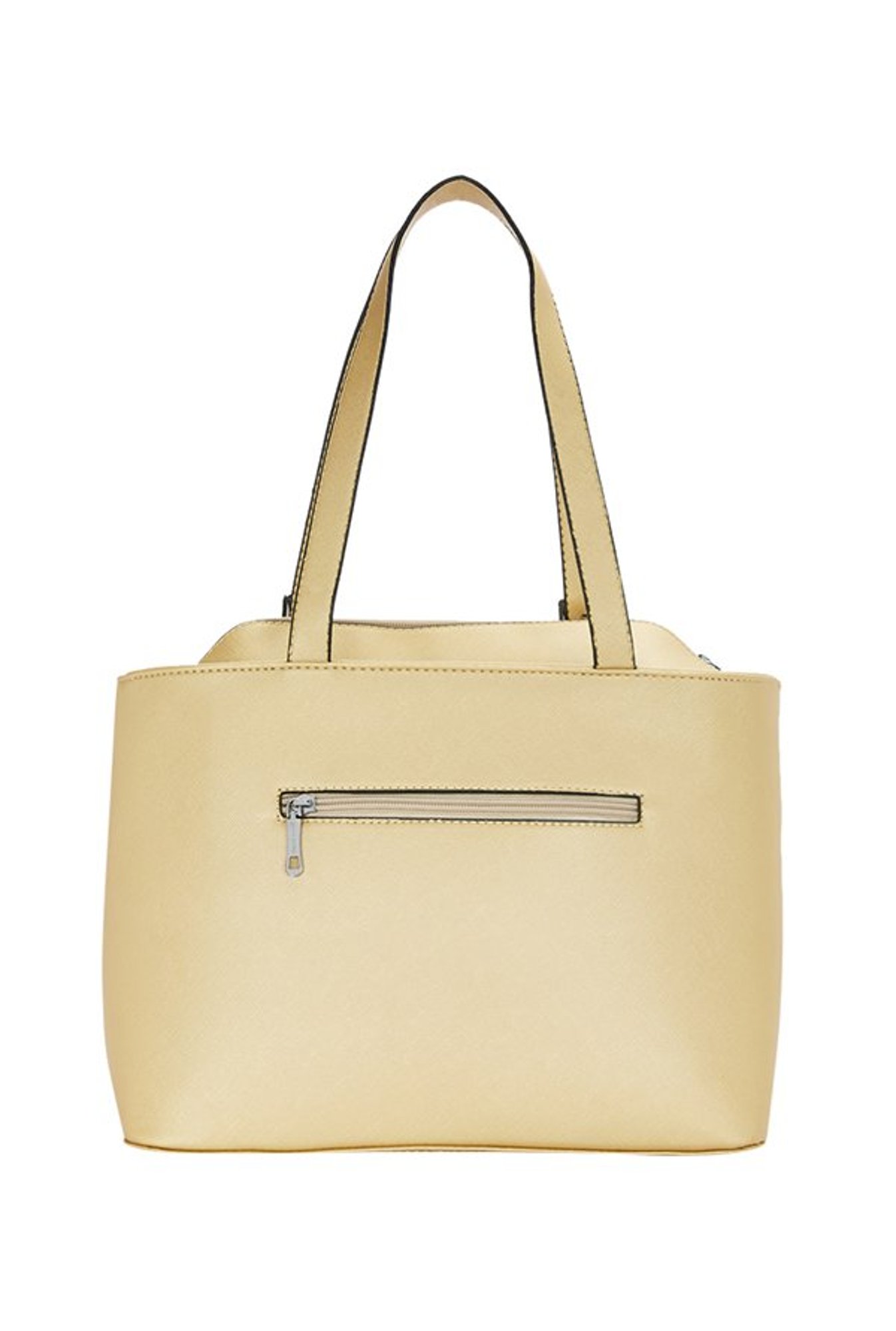 Pierre Cardin Golden Solid Shoulder Handbag