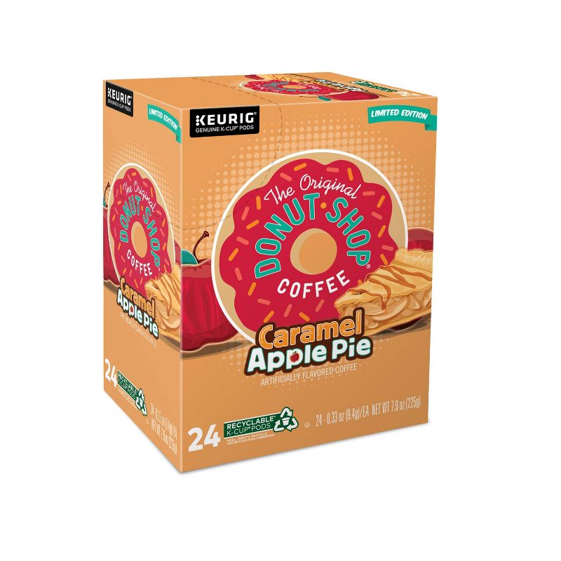 24ct The Original Donut Shop Caramel Apple Pie Keurig K-Cup Coffee Pods Flavored Coffee Medium Roast
