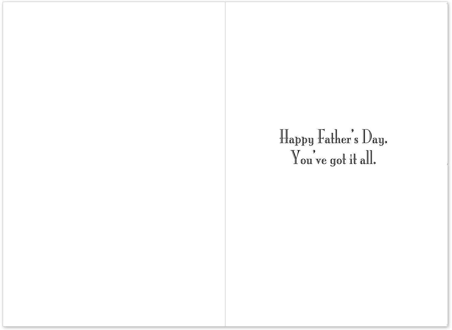 Humorous 8.5'' x 11'' Happy Father's Day Giant Card with Envelope - Oh God,What To Get Him - Thank You Gift to Fathers, Daddy, Husband and Show Appreciation (Big Version) #J0168