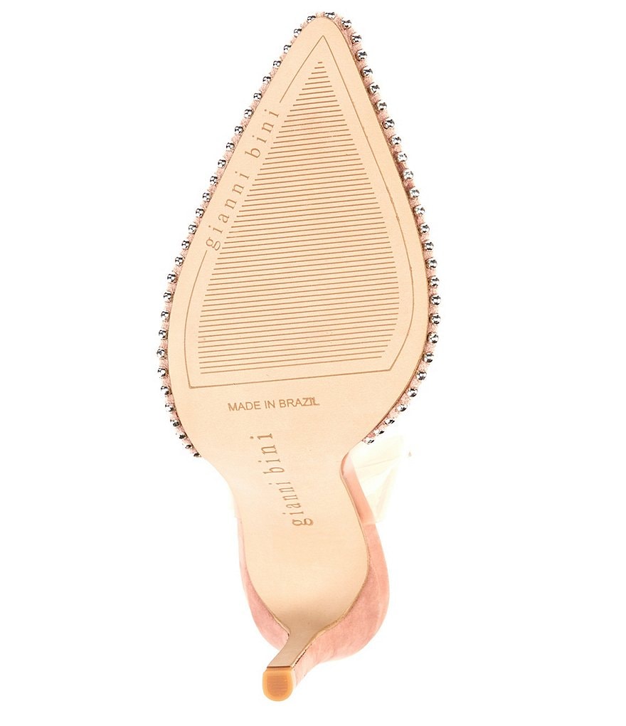 Trotters Kari Pearlized Leather Block-Heel Pumps