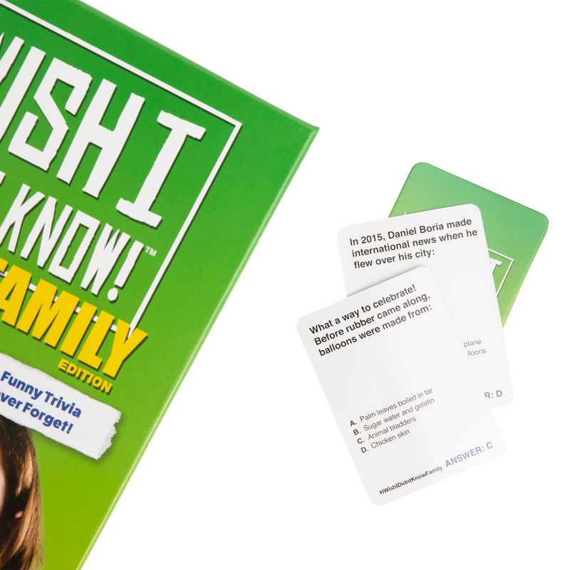 I Wish I Didn't Know! Family Edition Trivia Game by What Do You Meme? Family