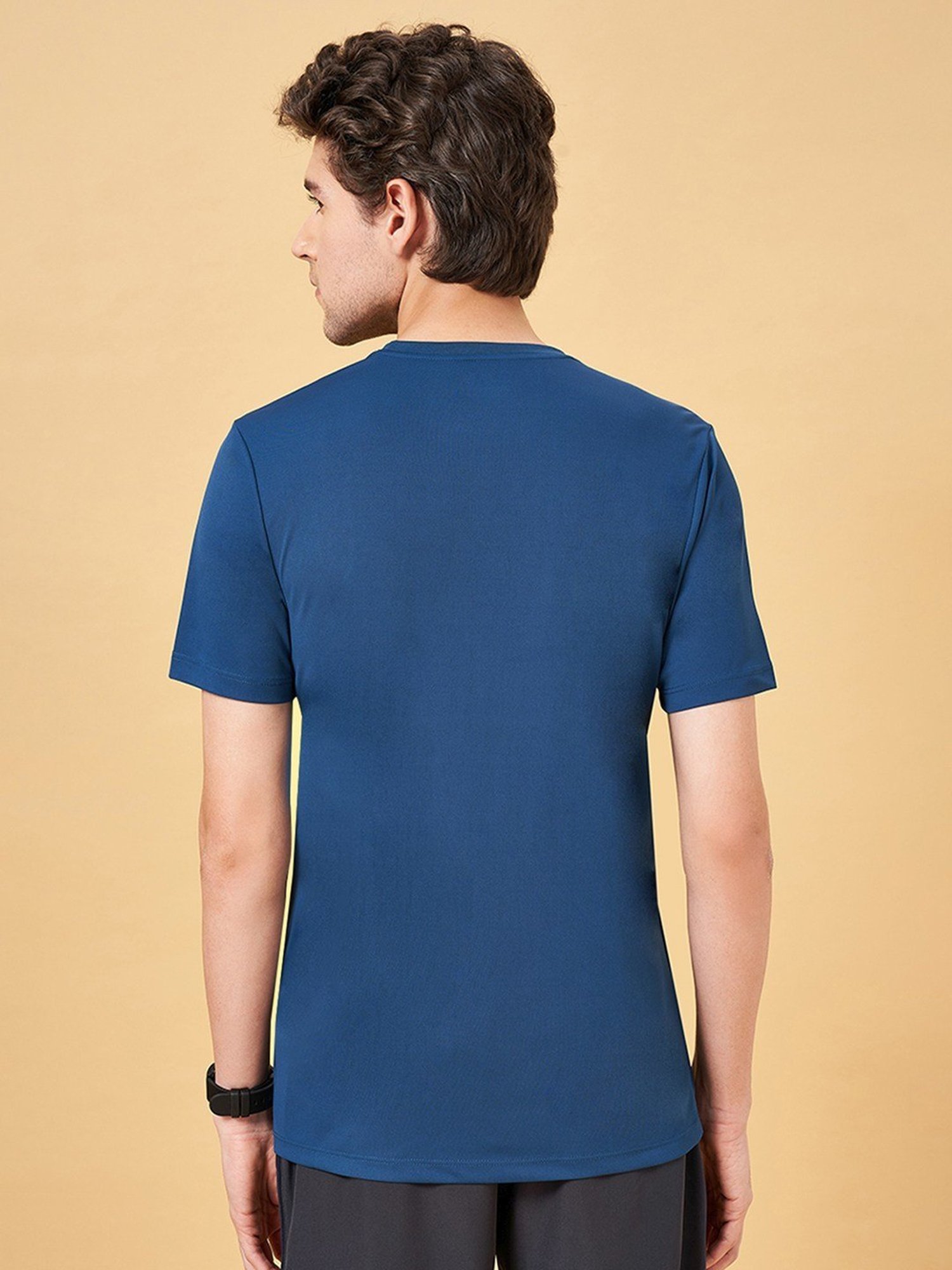 Ajile by Pantaloons Midnight Slim Fit Printed T-Shirt