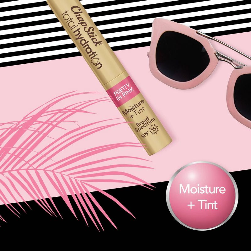 Chapstick Total Hydration with Tint and SPF 15 - Pretty In Pink - 0.08oz