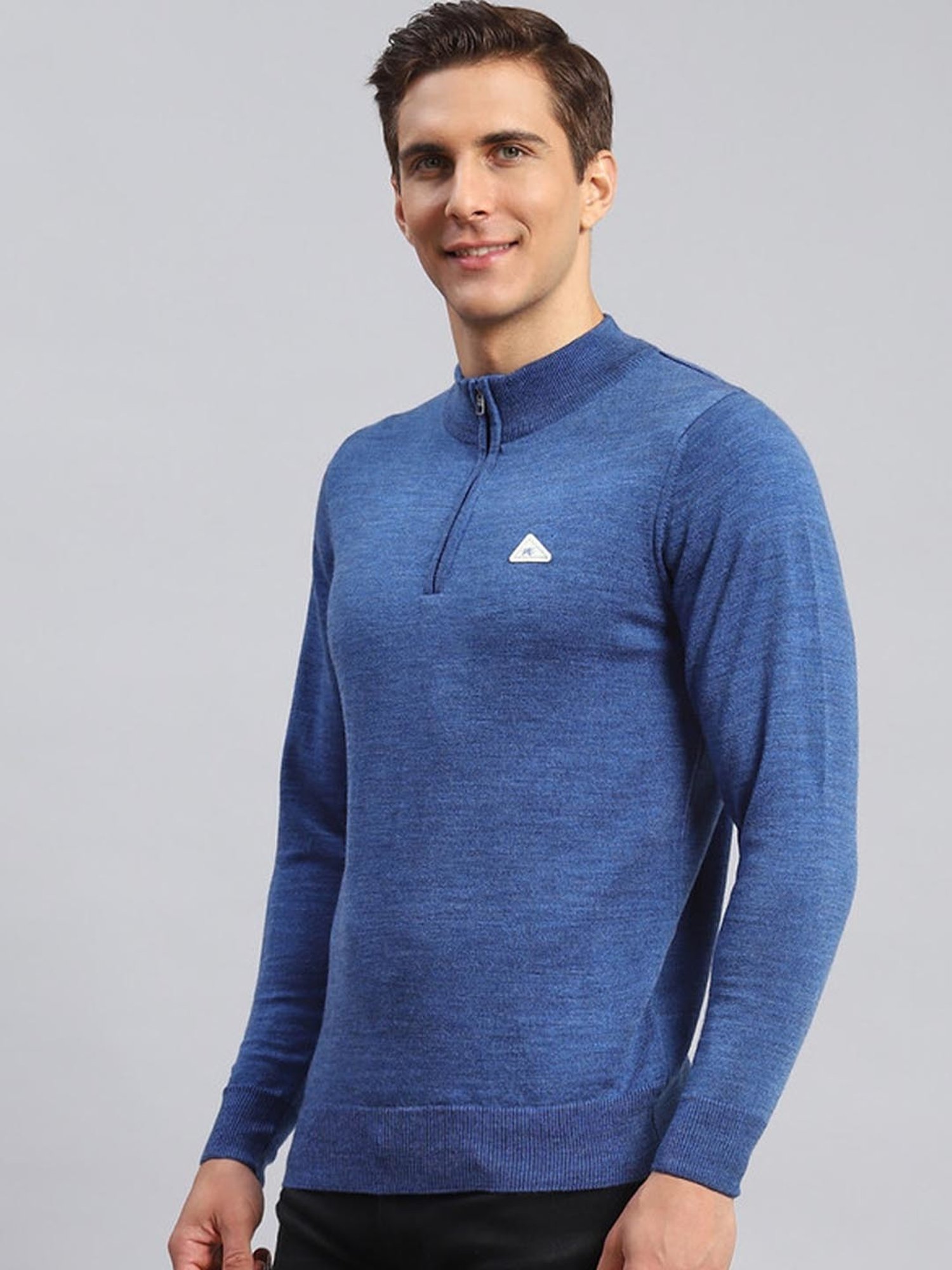Monte Carlo Denim Blue Regular Fit Pullover