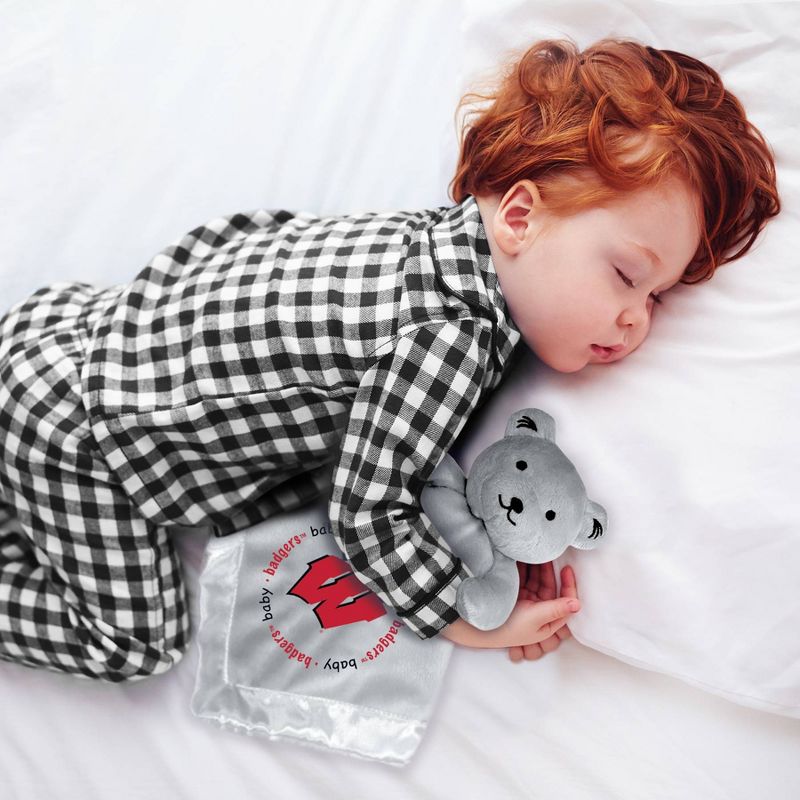 NCAA Wisconsin Badgers Gray Security Bear