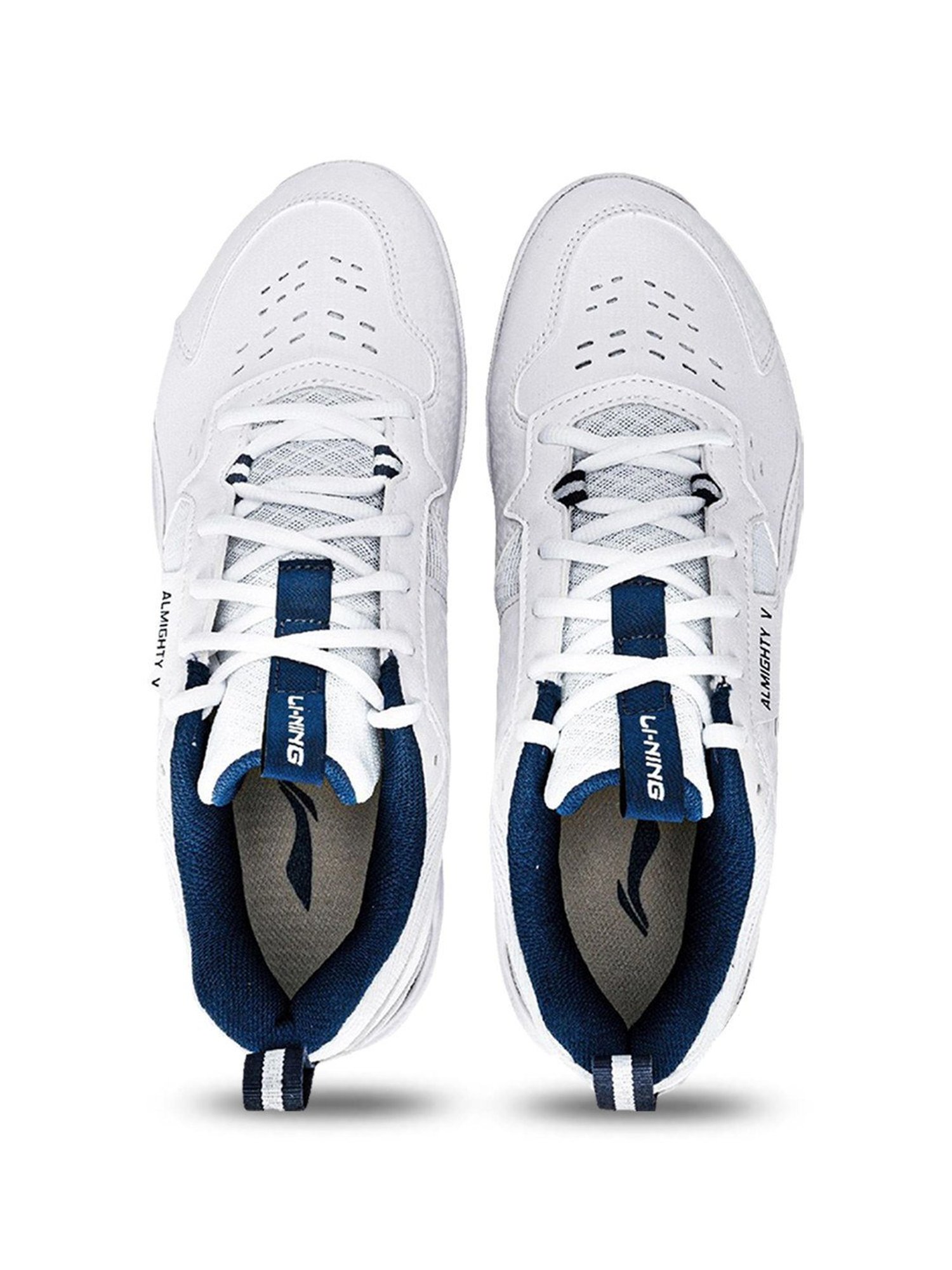 Li-Ning Men's ALMIGHTY V White Indoor Court Shoes