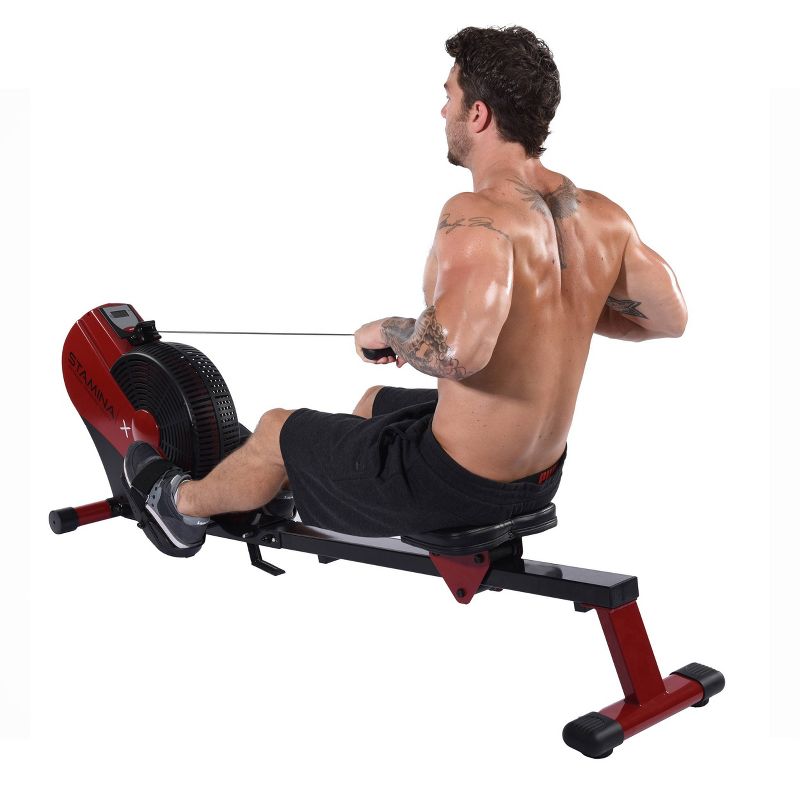 Stamina 1401 ATS Air Rower - Black/Red