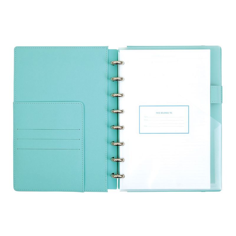 Office by Martha Stewart Discbound Customizable Notebook Junior Size Blue (44468) 