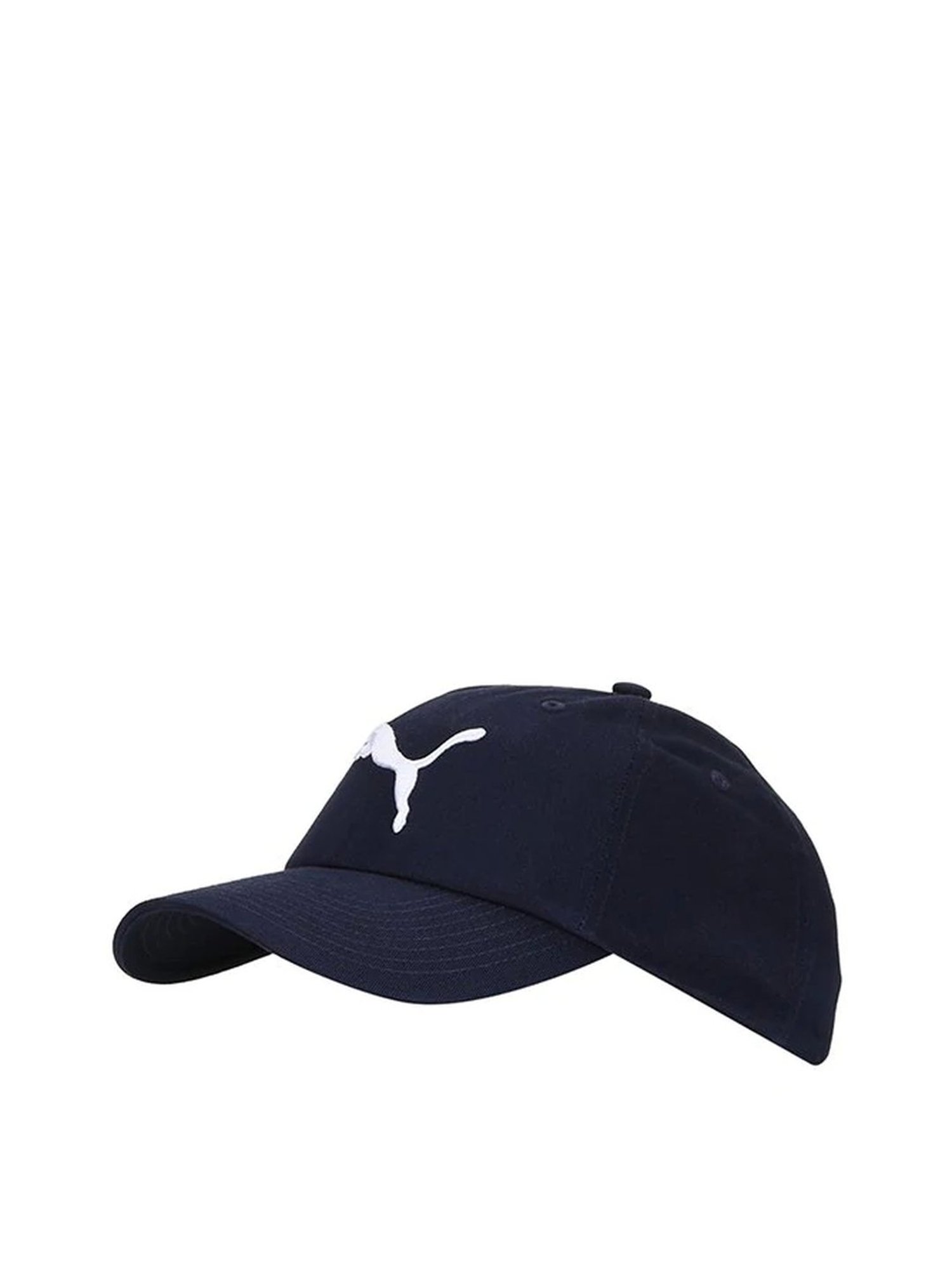 Puma ESS Peacoat Blue Solid Cotton Summer Cap