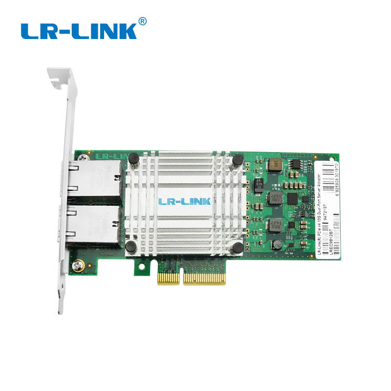 LR-LINK Intel X550 PCIe X4 10Gbps Dual Port Server Adapter 2 x RJ45, Compatible with Intel X550-T2