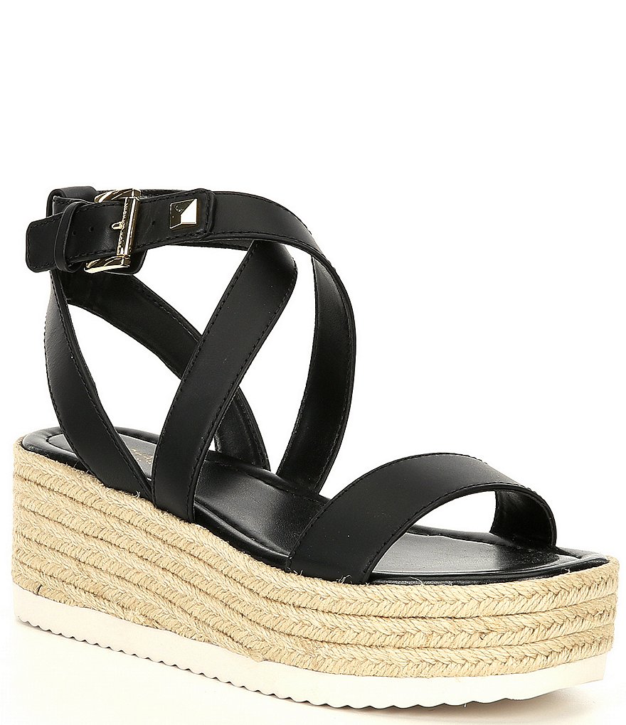 Donald Pliner Pelham Neoprene Mixed Leather Slip-On Wedge Sneakers