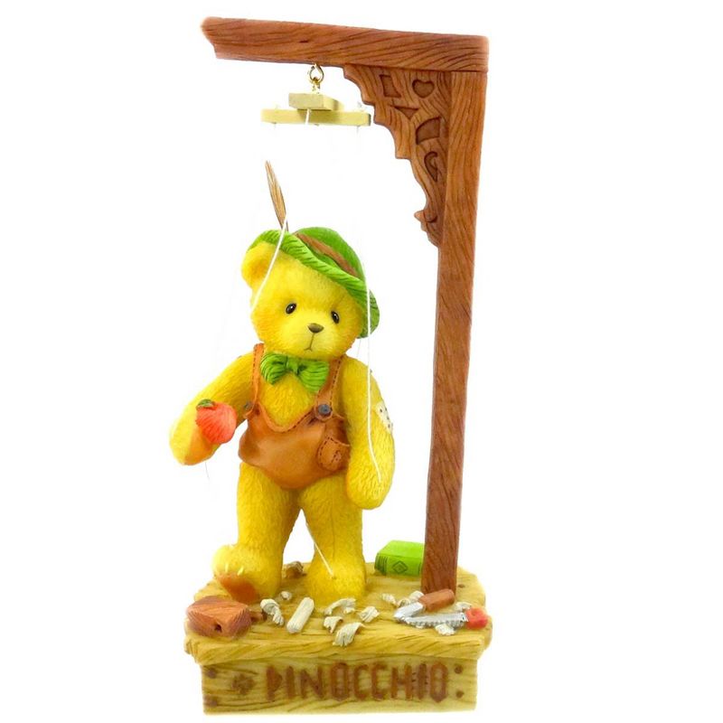 Cherished Teddies Pinocchio Teddy Bear Puppet String  -  Decorative Figurines