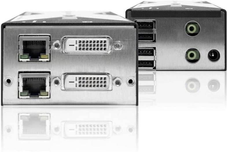Adder - X-DVIPRO-MS2-US - Link Dual Head DVI/Audio and 4-port USB CATx Extender