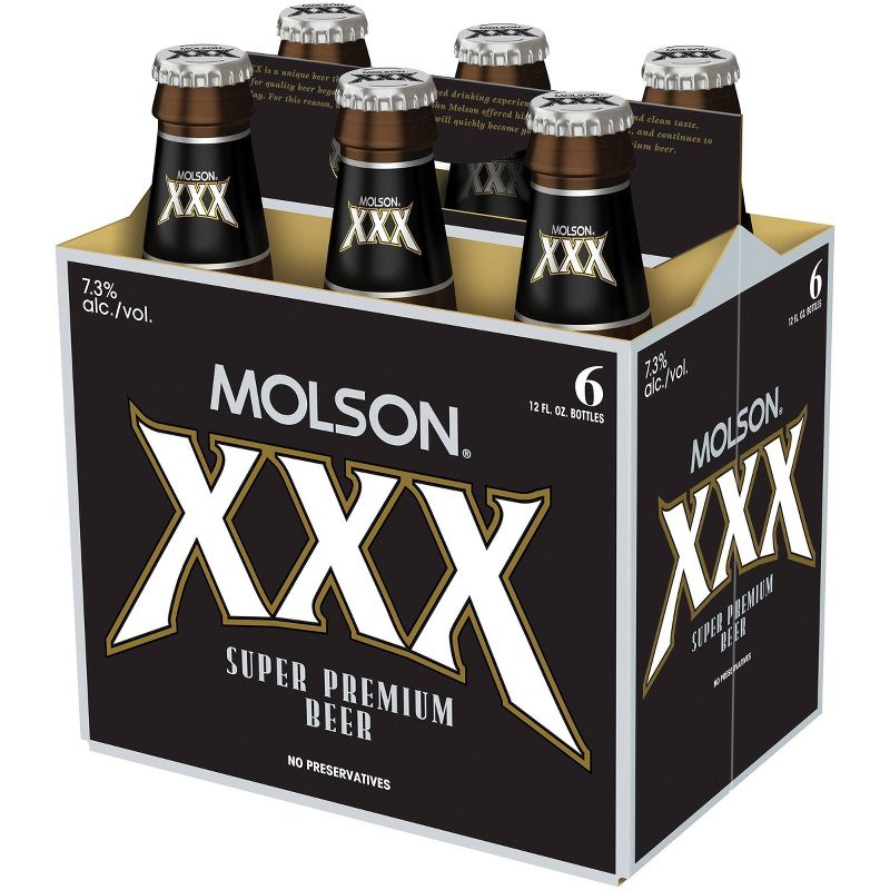 Molson XXX Super Premium Beer - 6pk/12 fl oz Bottles