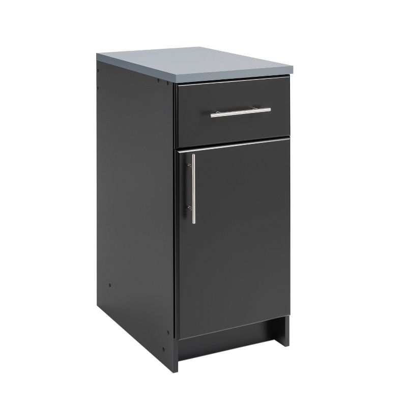 112" Elite with 9 Storage Cabinet Set Black - Prepac