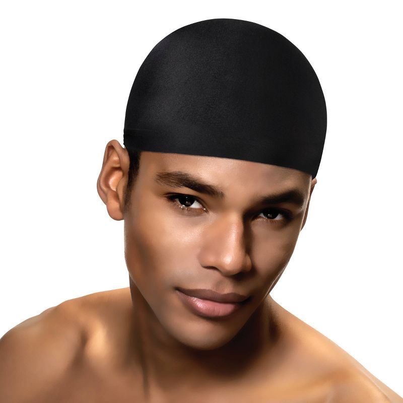 Annie Spandex Black Skull Cap