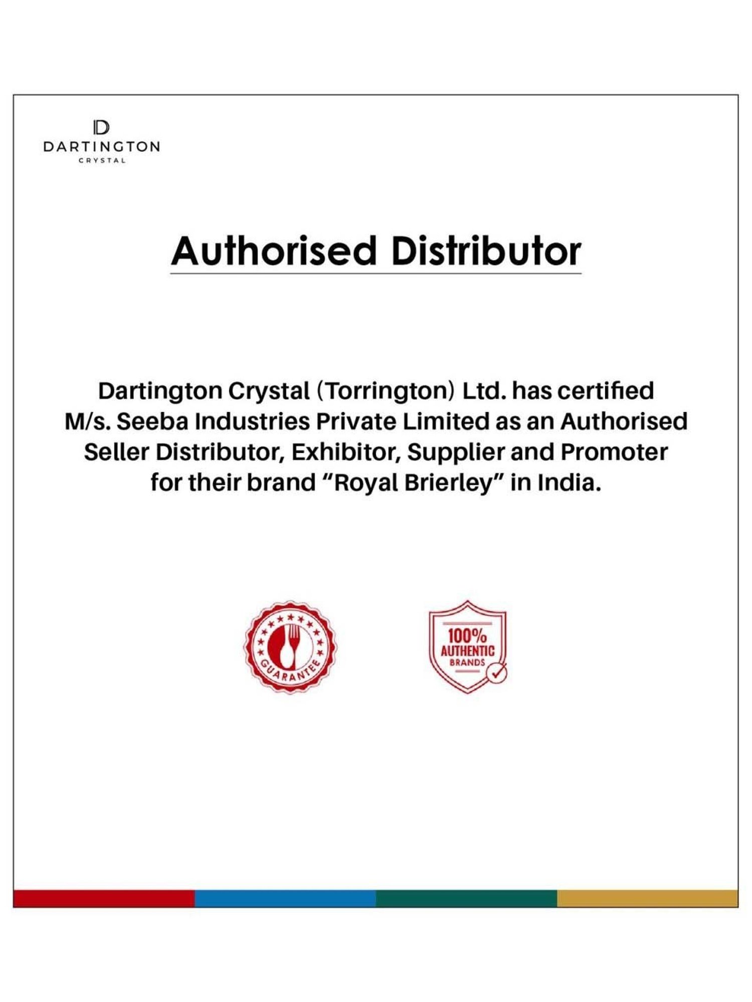 Dartington 4-Piece Transparent Medium Red & White Wine Glass Set