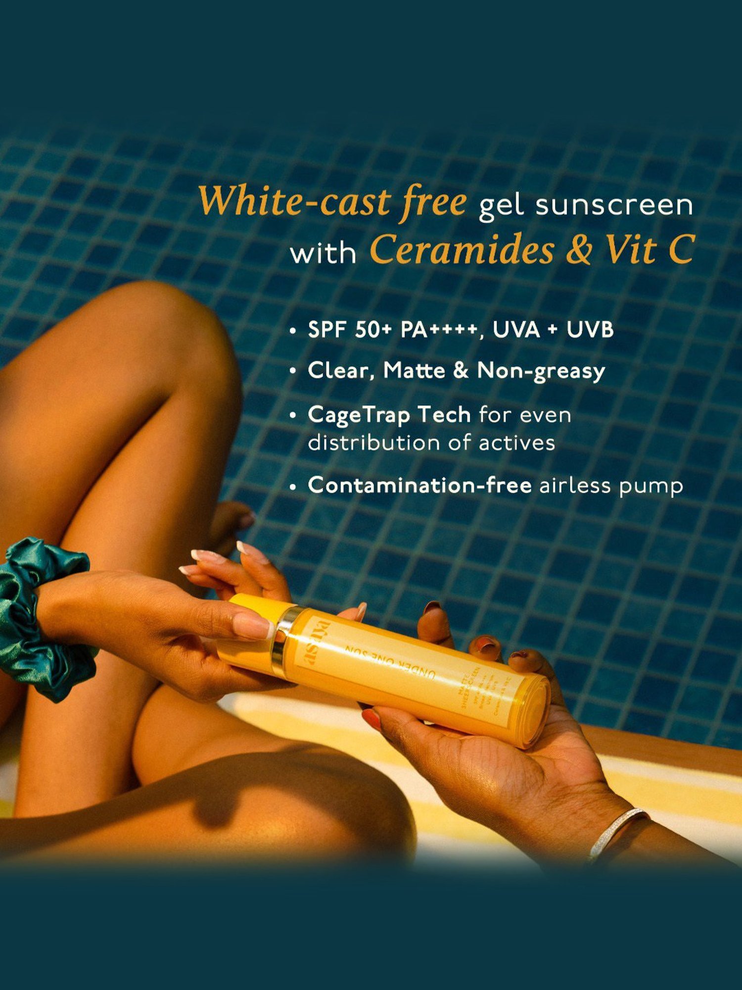 Asaya Intense Moisturiser Gel & Matte Sunscreen Gel SPF 50+ PA++++ - Pack of 2