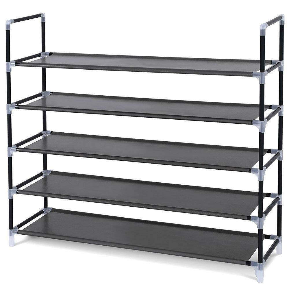 New 5/10 Tier Layer Storage Organizer Cabinet Shelf Space Saving Shoe Tower Rack
