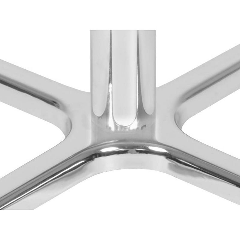 36" Via Cafe High Square X - Base Bar Height Table Mahogany/Chrome - Regency