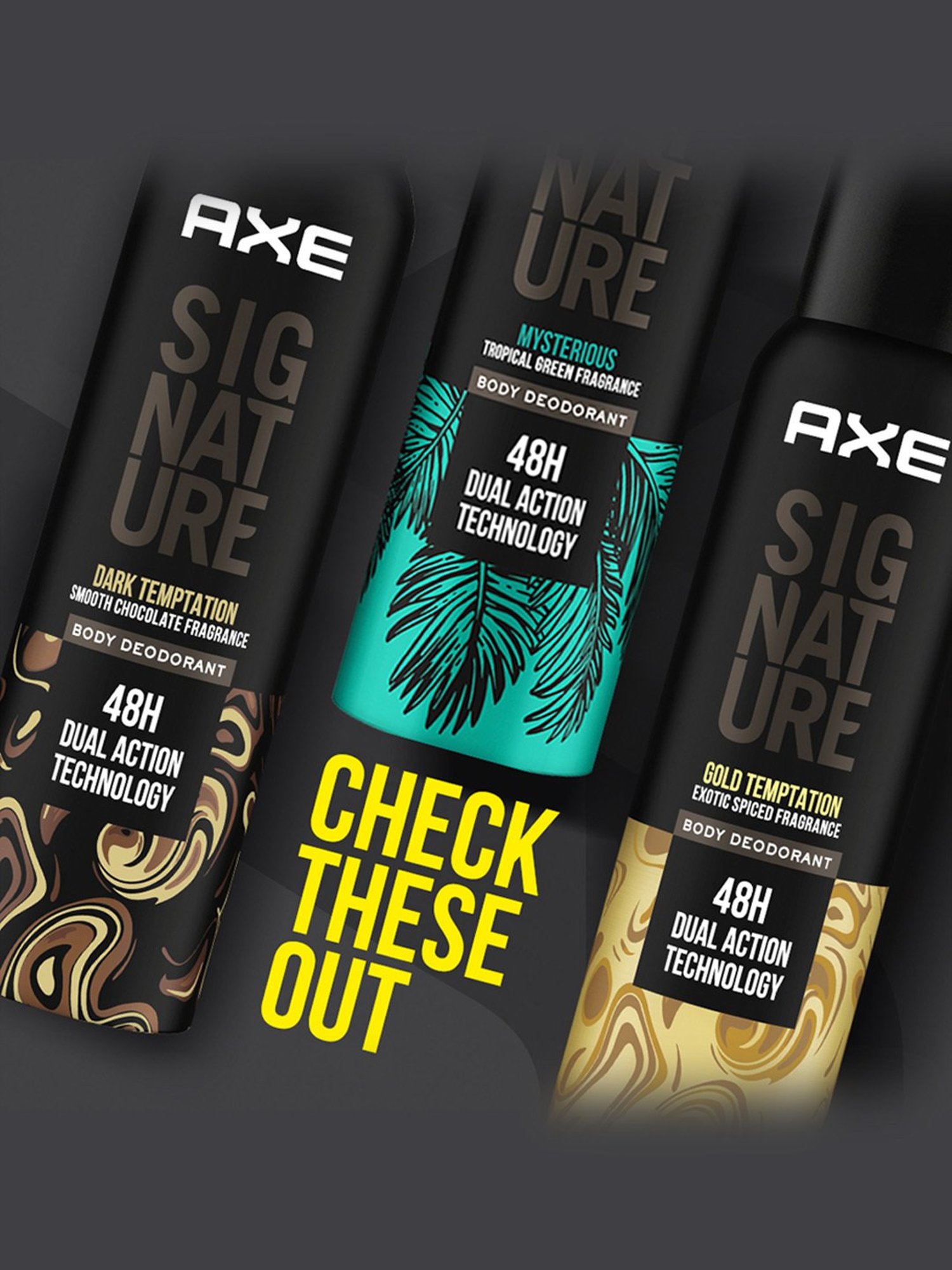 Axe Signature Intense Body Spray Deodorant - 154 ml