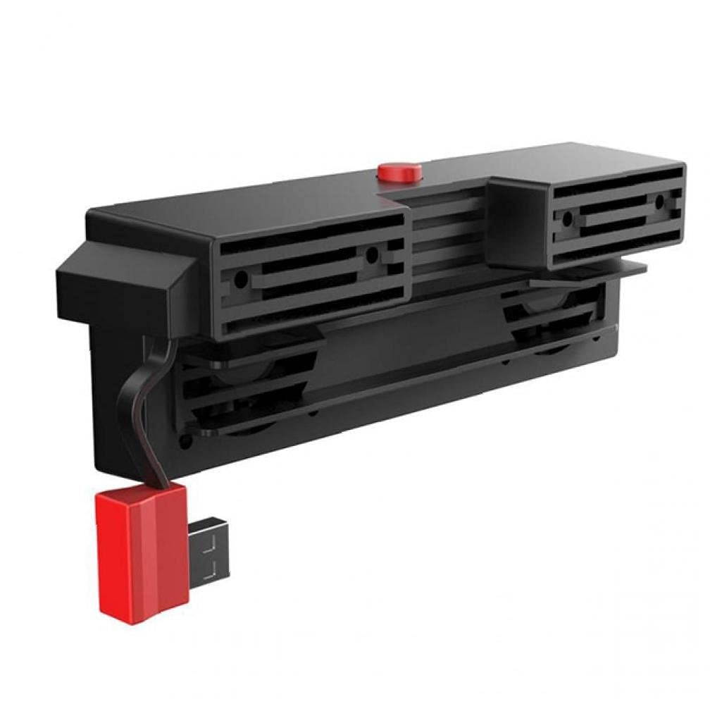 RGB Laptop Cooling Pad with 6 Quiet LED Fans 5 Heights Adjustable and Phone Stand, Dual USB Ports Gaming Laptop Cooler for 11"-18" Gaming Laptops (Blue)