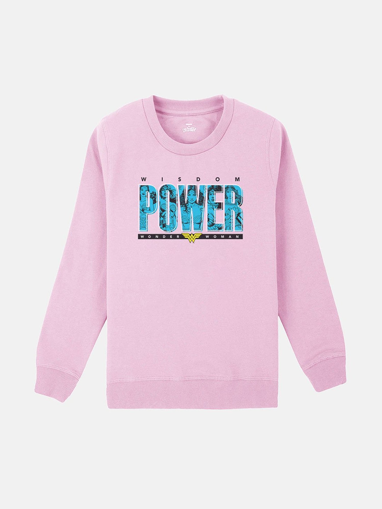 Wonder Woman Printed Sweatshirt For Kids Girls
