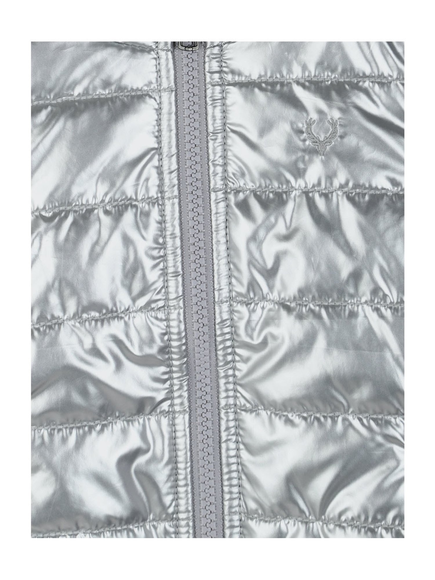 Allen Solly Kids Silver Quilted Jacket
