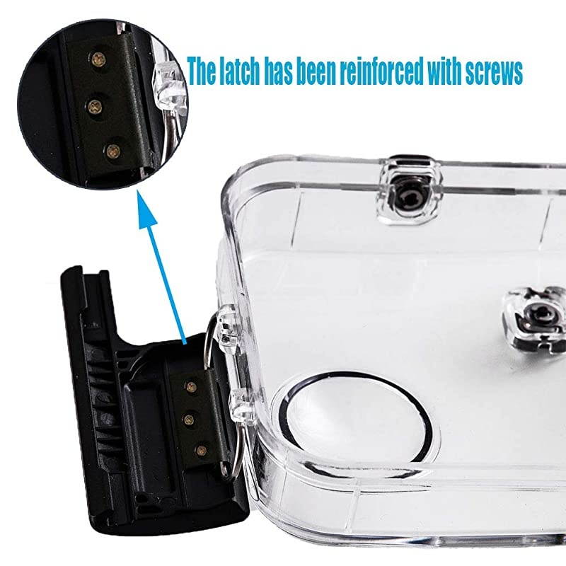 Case for Gopro Fusion Action Cameras, Splash Protection Shell with Bracket Accessories