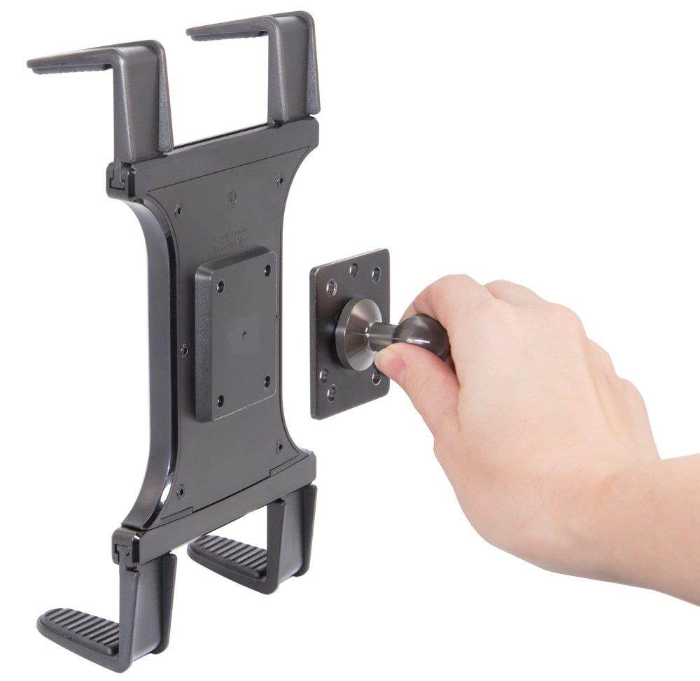 ARKON Universal Tablet Holder with Amps Pattern for iPad Pro iPad Air 2 iPad 4 3 2 Galaxy Note Retail Black (TAB001-AMPS)