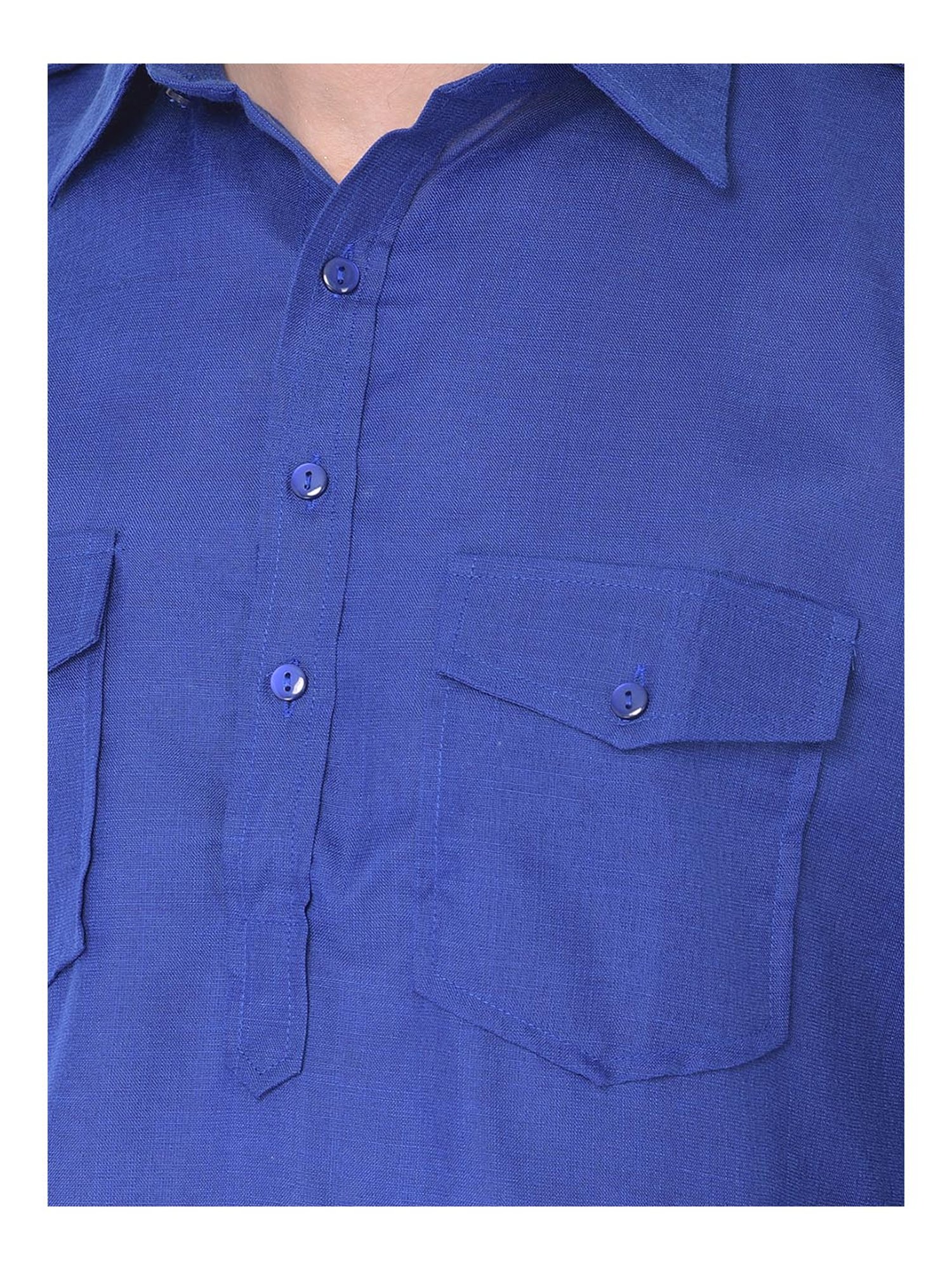 SG LEMAN Blue Kurta Bottom Set