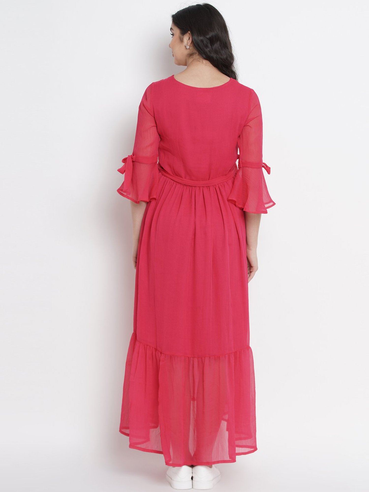 Mine4Nine Pink Maternity Dress