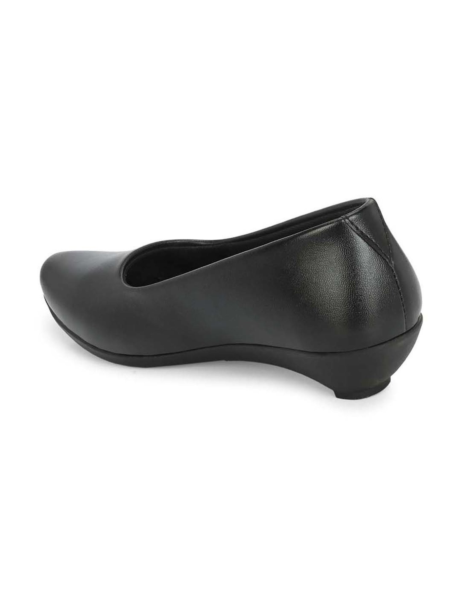 Eego Italy Women's Black Wedge Pumps