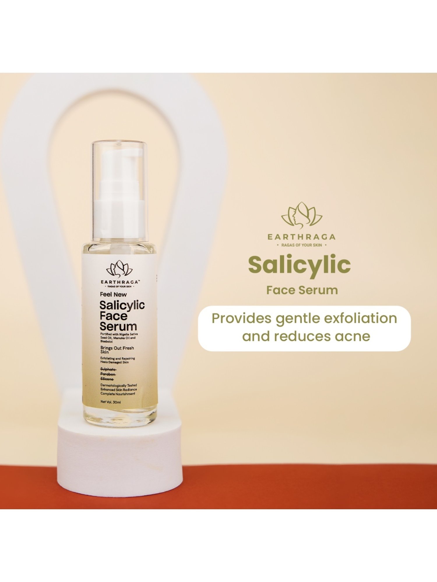 Earthraga Feel New Salicylic Face Serum - 30 ml