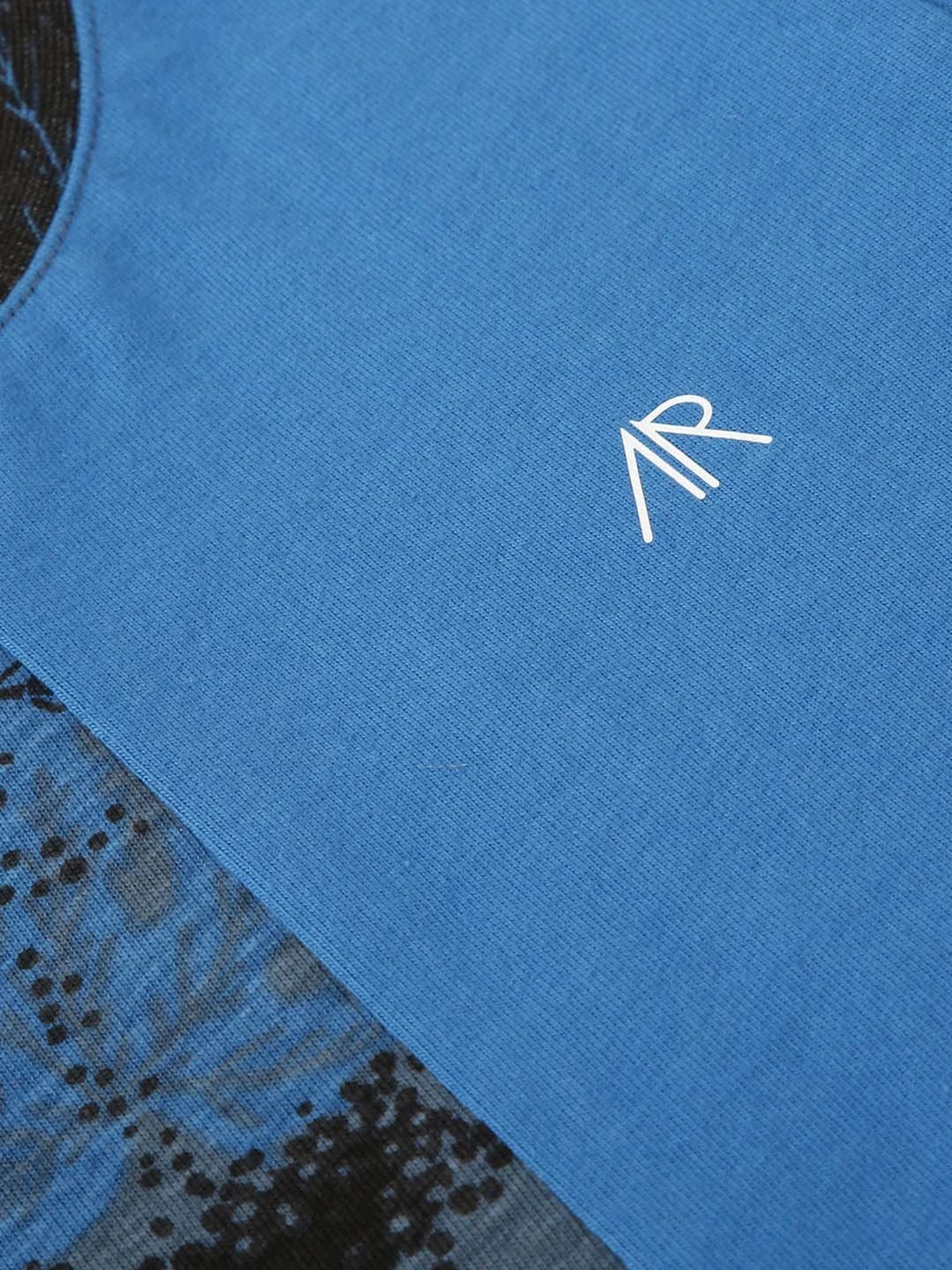 Angel & Rocket Kids Blue Cotton Printed T-Shirt