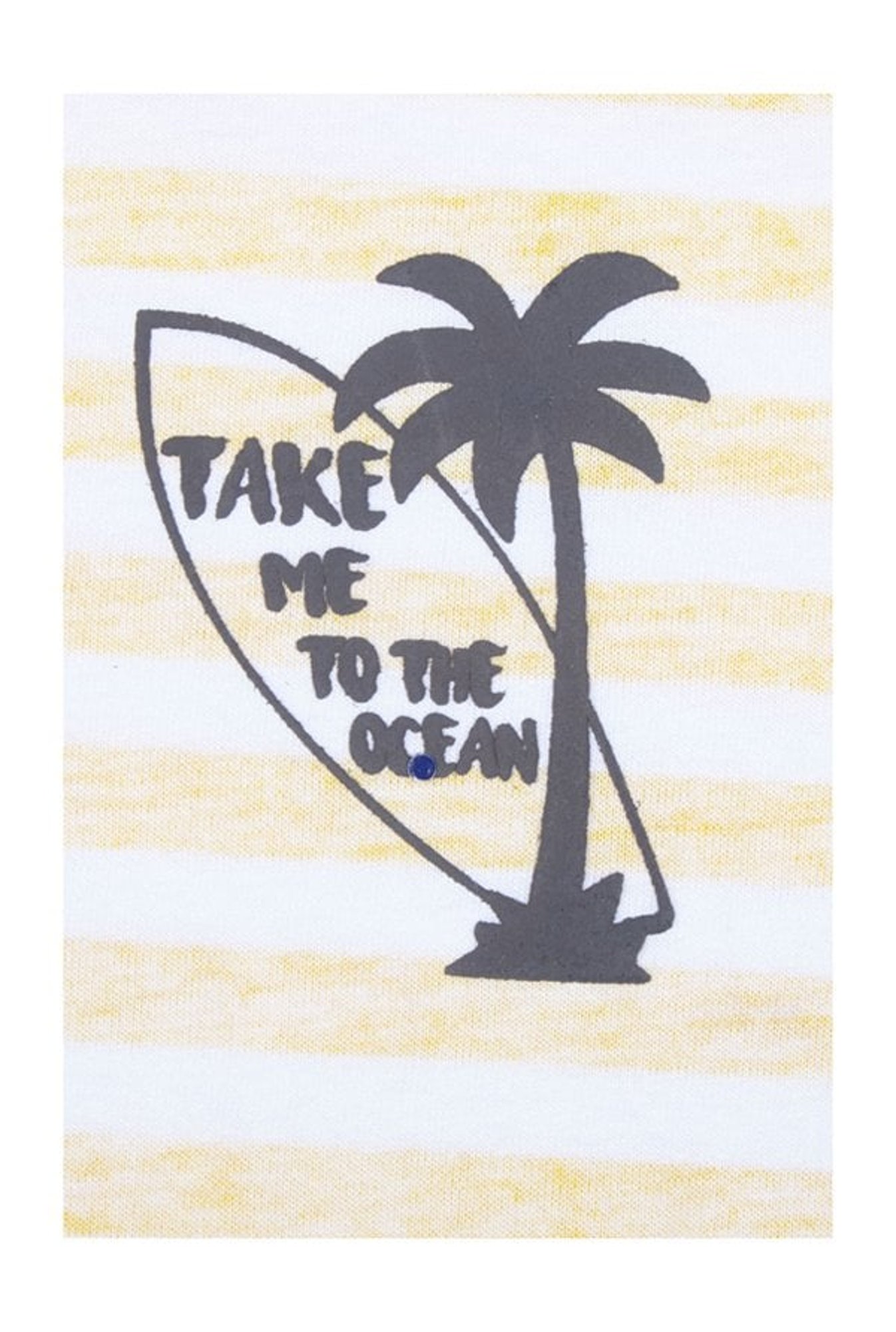 Superyoung Boys Yellow & White Striped T-Shirt